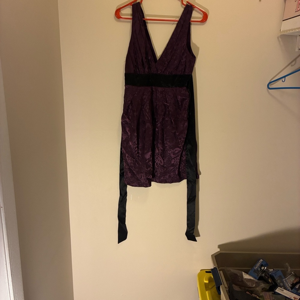 Forever 21 Purple Dress with Black Details